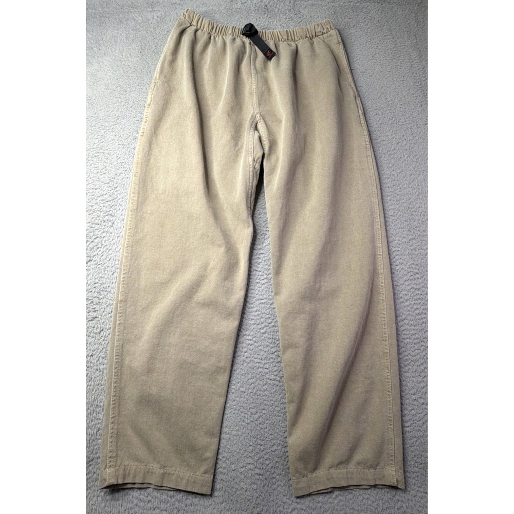 Gramicci Pants Mens Size XL Original Hiking Pants Taupe Khaki Belted Made In USA